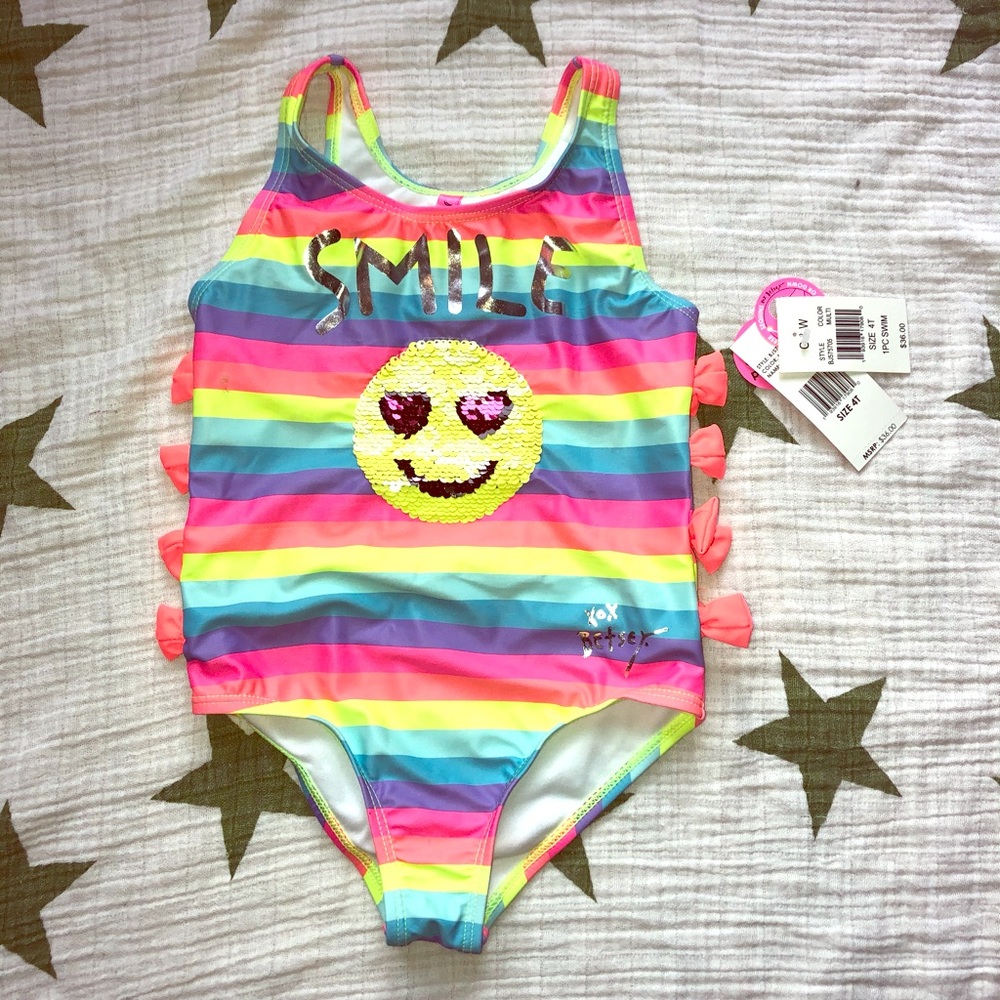 Betsy Johnson Swimsuit Toddler Girls